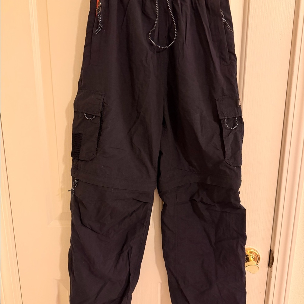 Women’s Black Nylon Athletic Pants